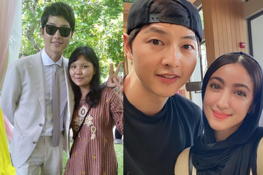 9 Potret Song Joong Ki Hadiri Kondangan di Bali, Betah di Indonesia!