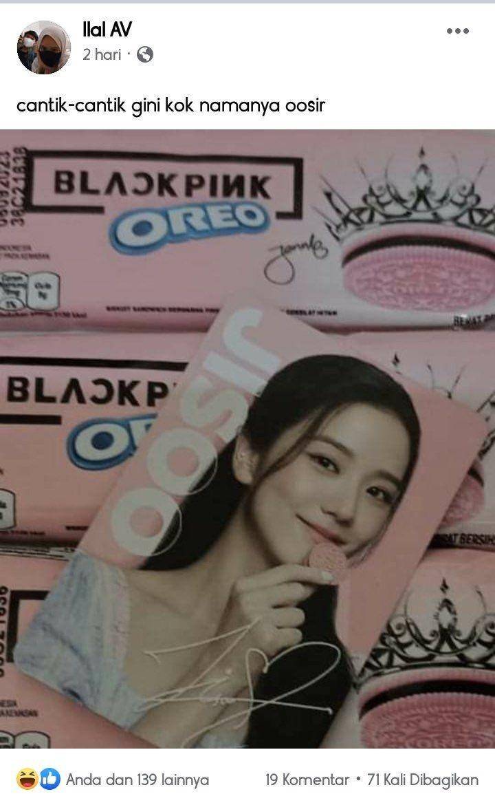 kejadian lucu hunting Oreo BLACKPINK (twitter.com/starfess)