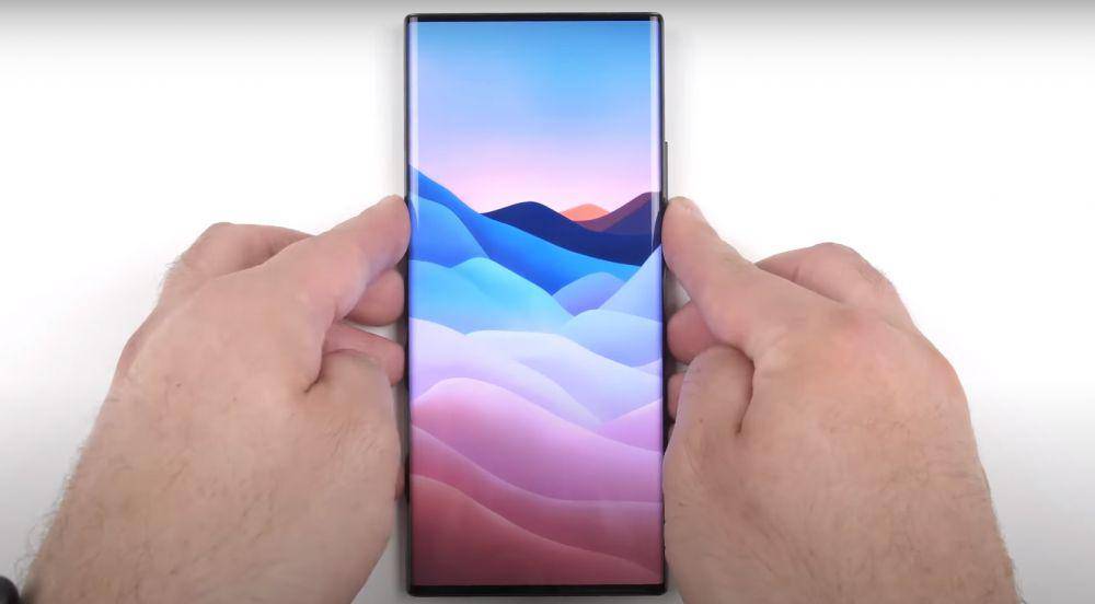 potret layar ZTE Axon 40 Ultra Space Edition (dok. youtube.com/TechNick)