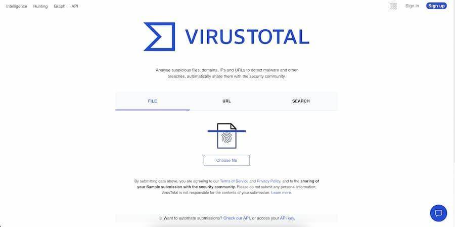 ilustrasi situs VirusTotal (IDN Times/Laili Zain)