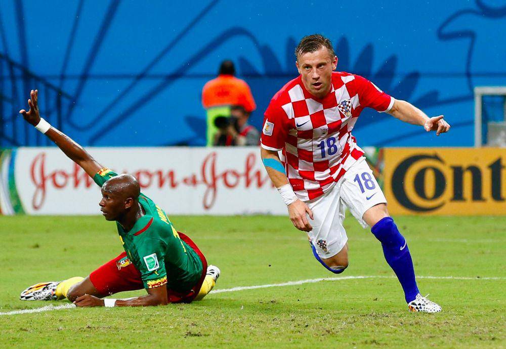 Ivica Olic tampil di Piala Dunia 2014. (twitter.com/FIFAWorldCup)