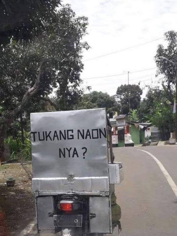 tulisan nyeleneh pedagang (id.berita.yahoo.com)