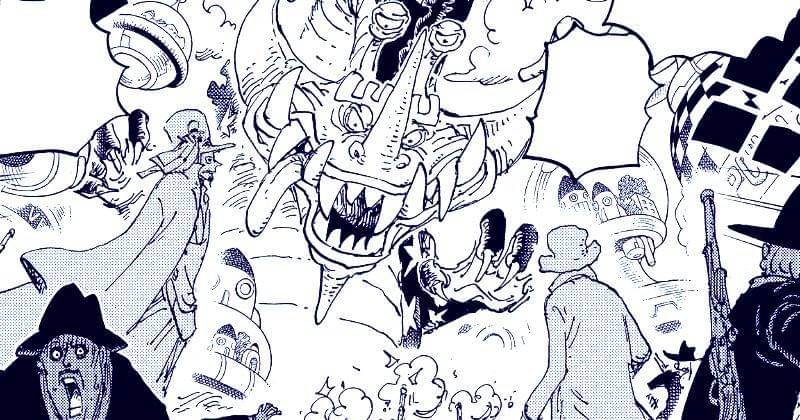 Monster Luar Angkasa di Pulau Egghead. (mangaplus.shueisha.co.jp/One Piece)