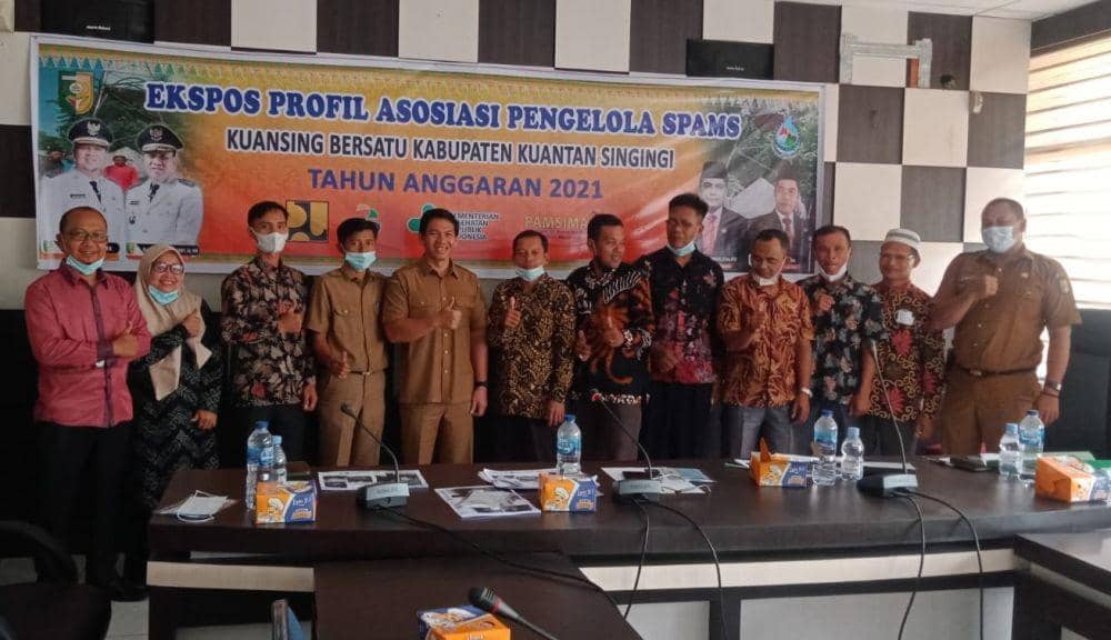 Asosiasi Sistem Penyediaan Air Minum (SPAMS) di Desa Pamsimas. (Dok. Kementerian PUPR)