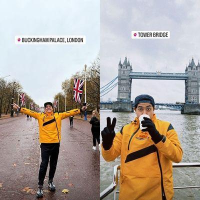 10 Momen Keseruan Jerome Polin di London, Memorable Abis!