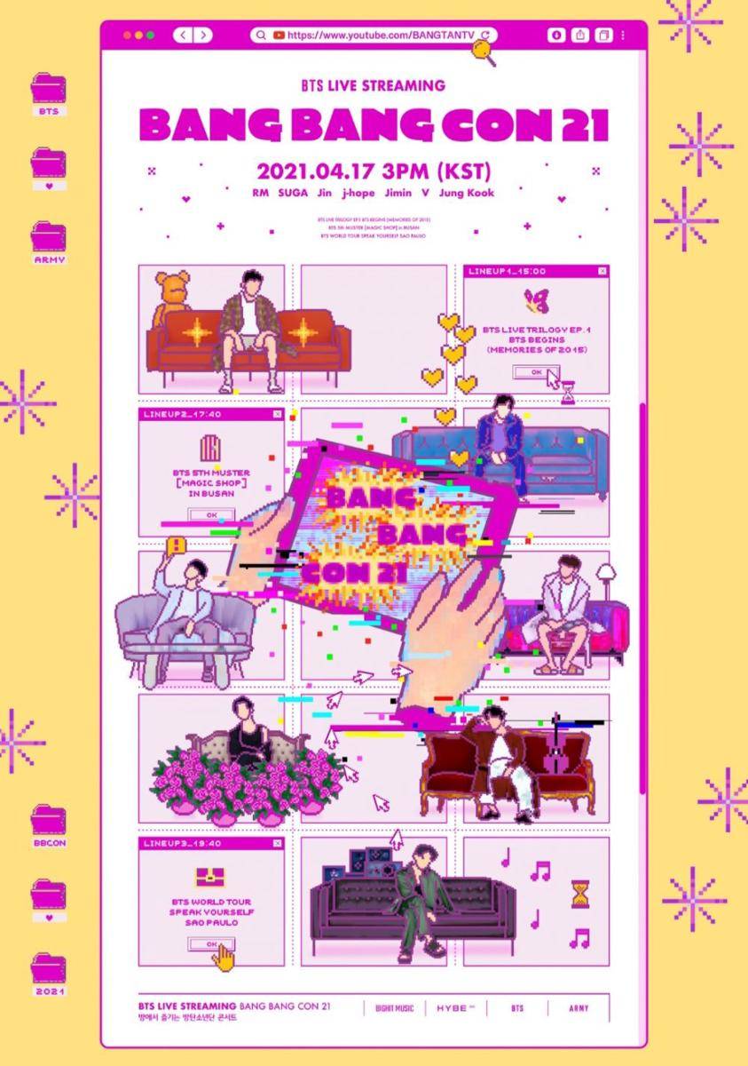 poster Bang Bang Con (twitter.com/bts_bighit)