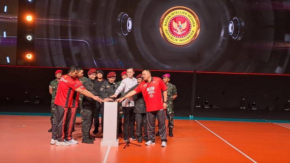 Peresmian tim voli Jakarta BIN dan Surabaya BIN Samator. (Dok. BIN)