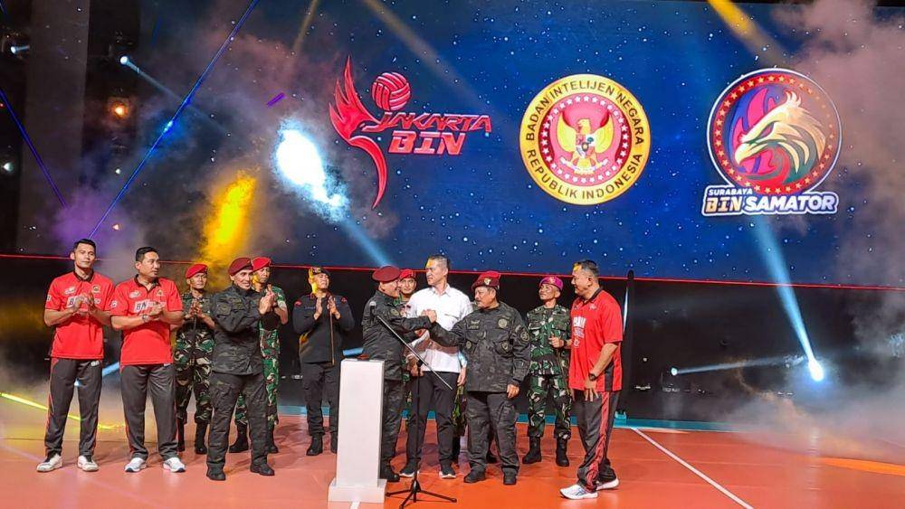 Peresmian tim voli Jakarta BIN dan Surabaya BIN Samator. (Dok. BIN)