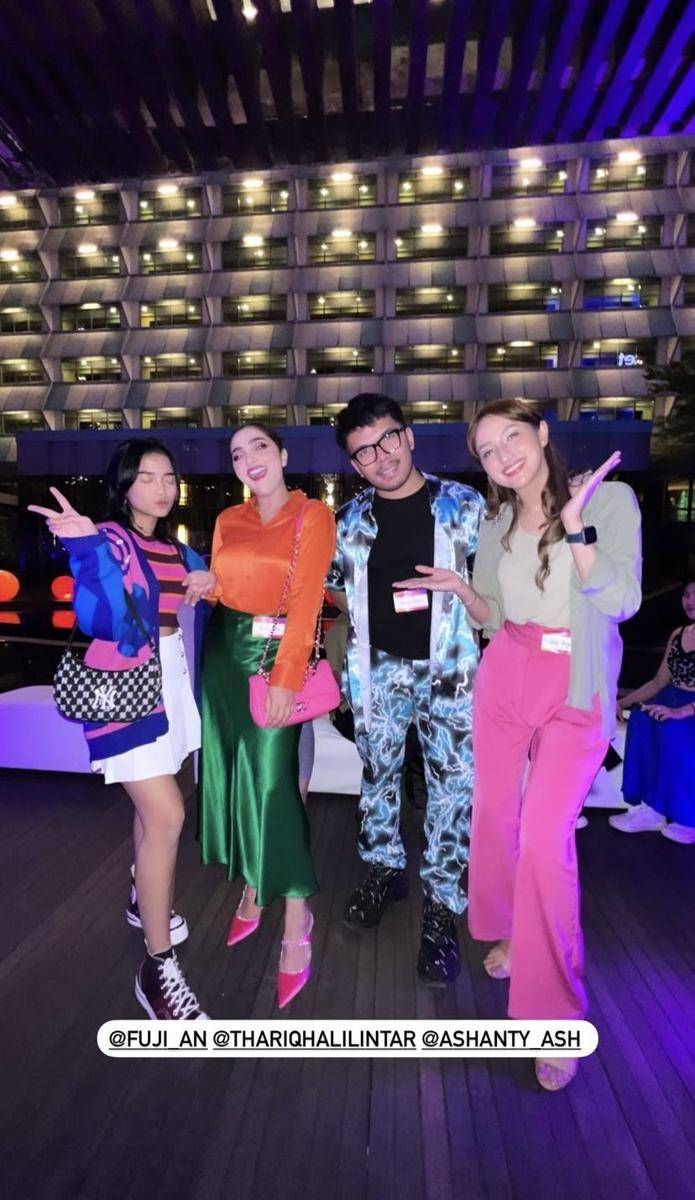 Ashanty, Fuji, Thoriq dan Nadia Alaydrus di Your 2022 Meta from Instagram (instagram.com/nadialaydrus)