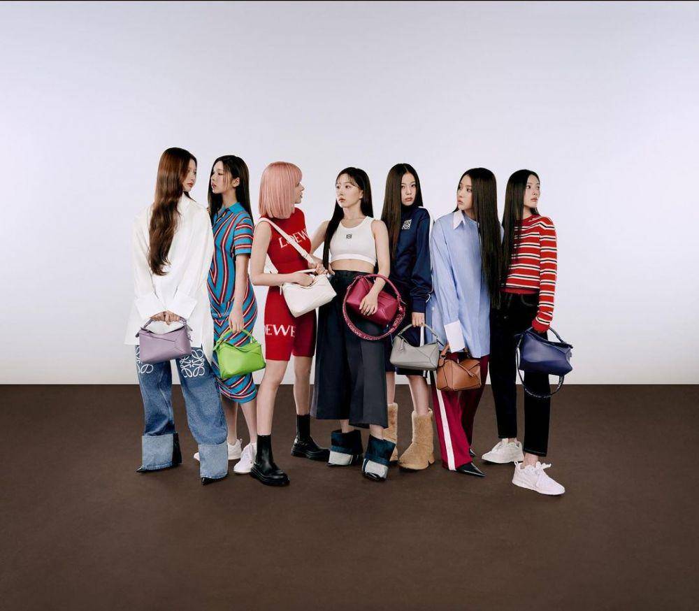 NMIXX dalam photoshoot Loewe (instagram.com/nmixx_official)