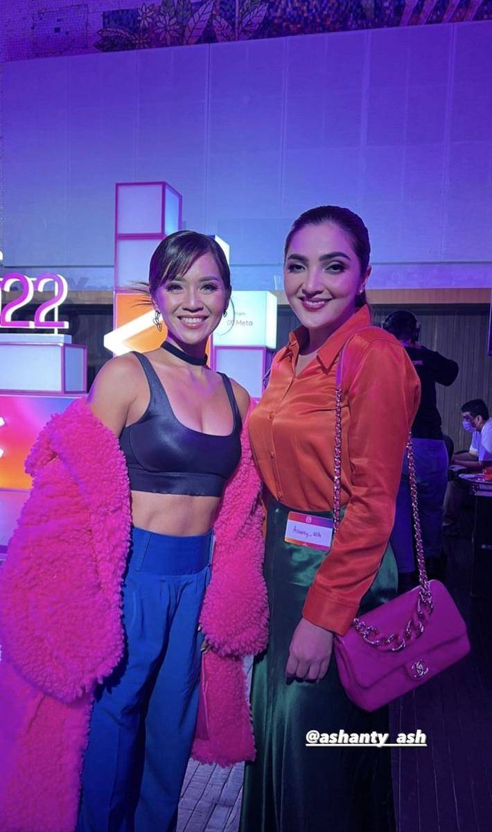 Ashanty dan Sally Tanudjaja di Your 2022 Meta from Instagram (instagram.com/sallytanudjaja)