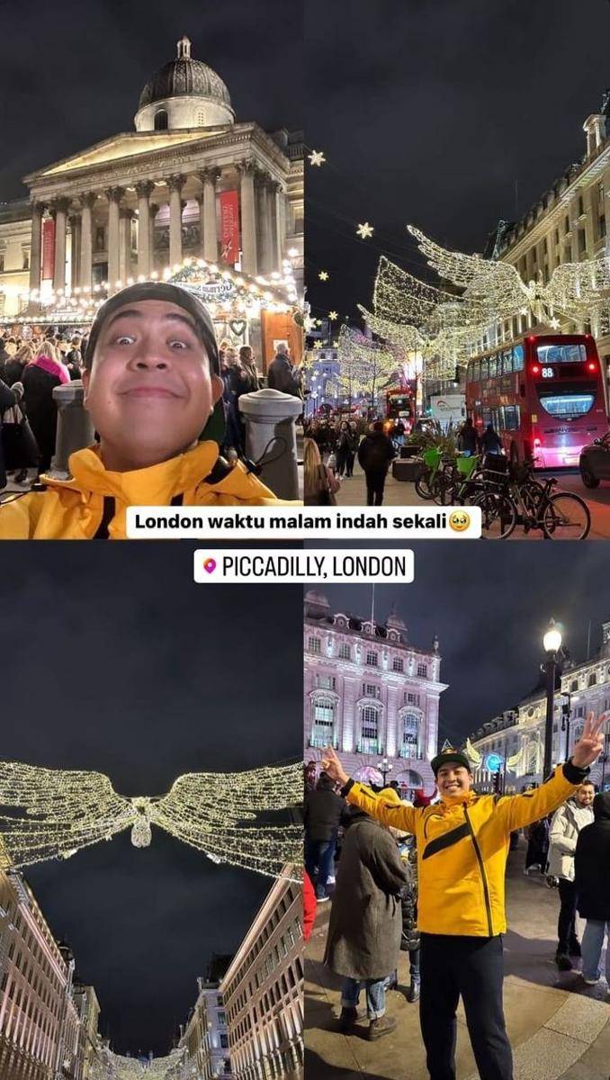 keseruan Jerome Polin di London (instagram.com/jeromepolin)