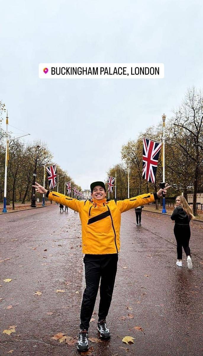 keseruan Jerome Polin di London (instagram.com/jeromepolin)