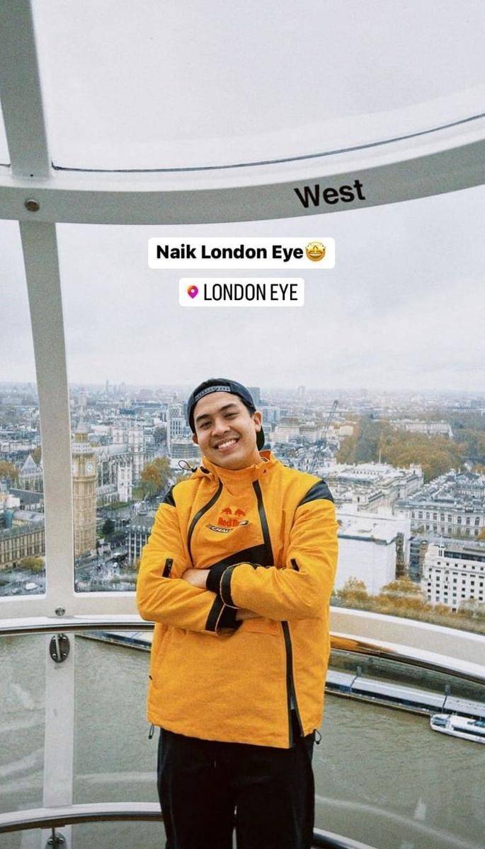 keseruan Jerome Polin di London (instagram.com/jeromepolin)