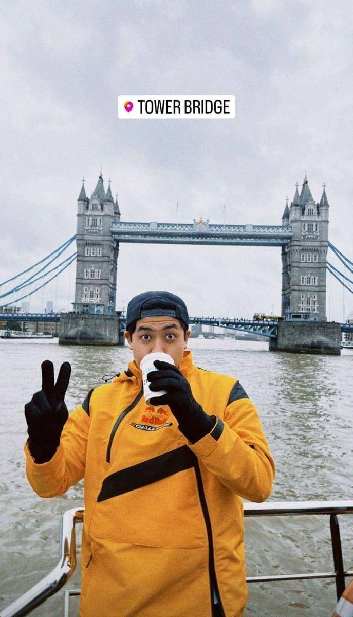 keseruan Jerome Polin di London (instagram.com/jeromepolin)