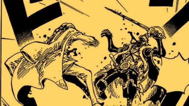 Guernica menyerang Drake. (Dok. Shueisha/One Piece)