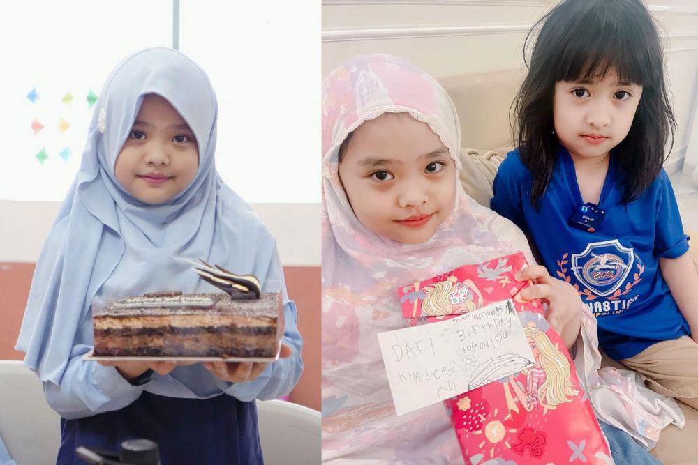 9 Momen Ulang Tahun ke-8 Maryam Nusaibah, Rayakan dengan Teman Sekolah