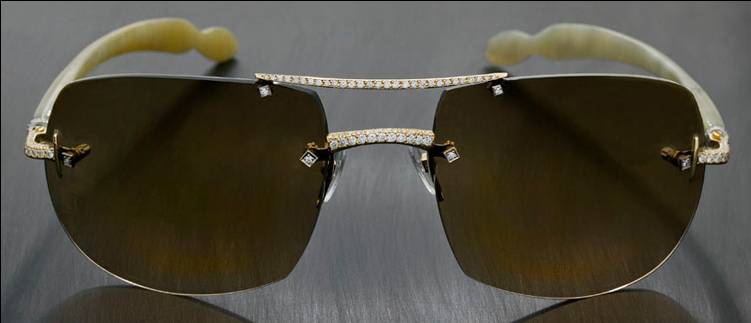 Luxuriator Canary Diamond Glasses (financesonline.com)
