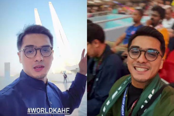10 Potret Ricky Harun di Qatar, Nonton Piala Dunia hingga Pelesiran!