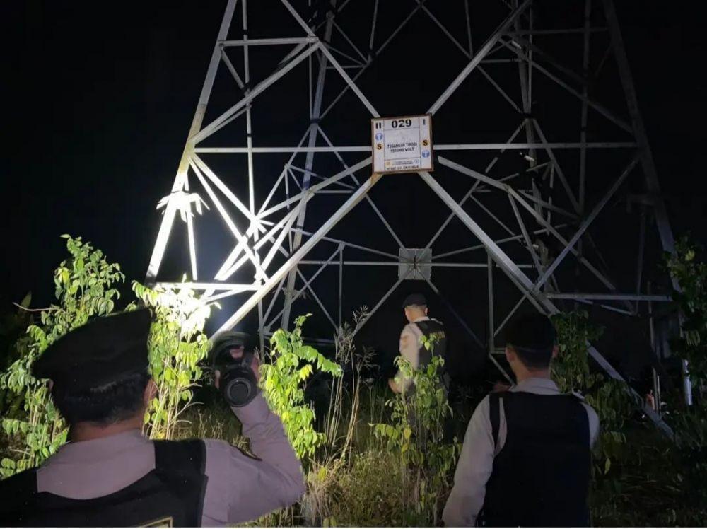 Tiang Sutet PLN di Muara Enim Dirusak, Sumsel Nyaris Gelap Gulita