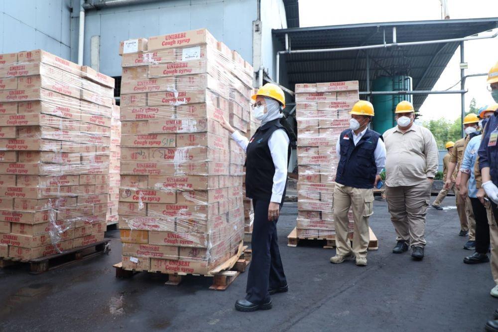 BPOM Musnahkan 223.560 Obat Sirop Unibebi yang Berbahaya