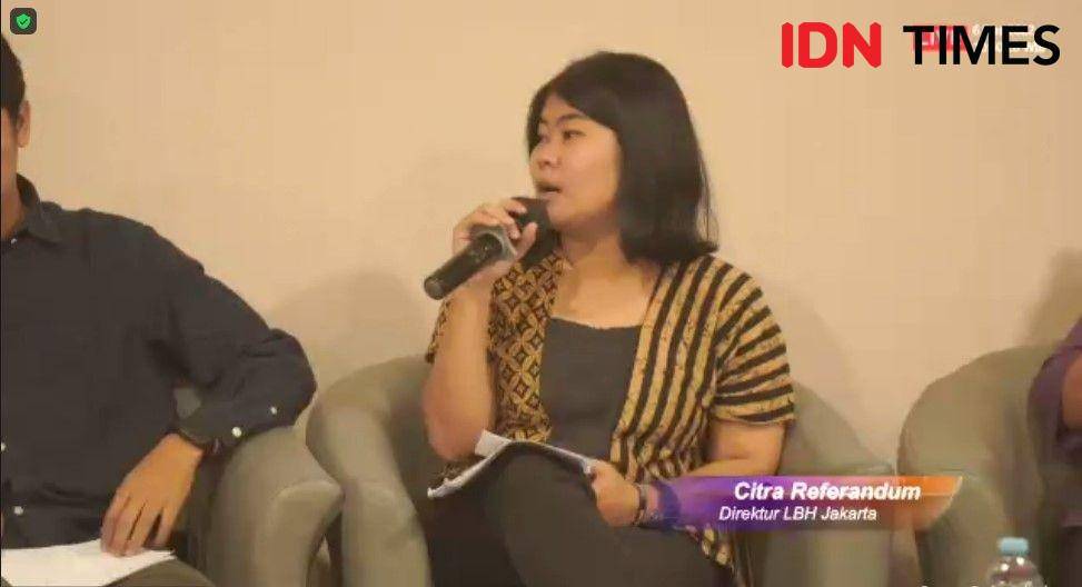 Media Briefing bertajuk "Menyoal RKUHP: Catatan Kritis atas Rencana Pengesahannya" secara daring Selasa (6/12/2022). (IDN Times/Lia Hutasoit via zoom)