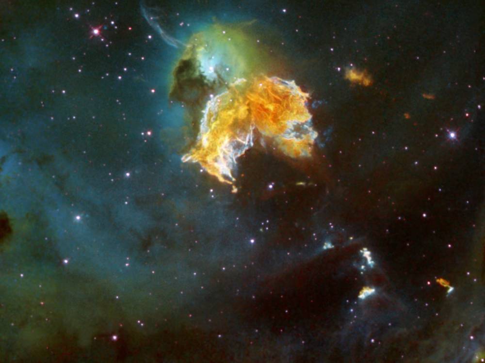 ilustrasi The Large Magellanic Cloud (hubblesite.org)