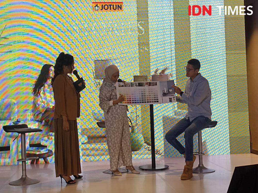 Press Conference peluncuran tren warna cat dinding di tahun 2023 oleh Jotun Indonesia. 6 Desember 2022. (IDN Times/M. Tarmizi Murdianto)