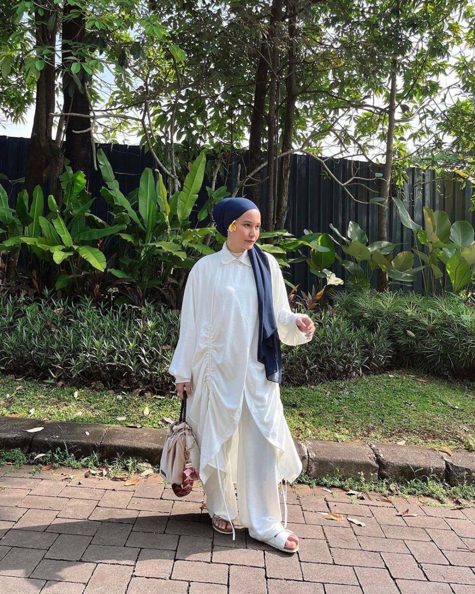 Outfit kondangan hijab. (instagram.com/nissachair)