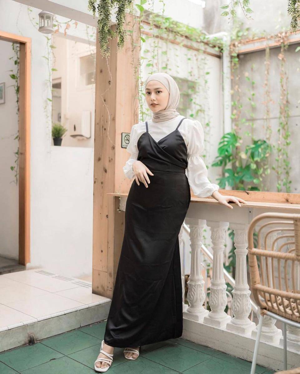 Outfit kondangan hijab. (instagram.com/daraarafah)