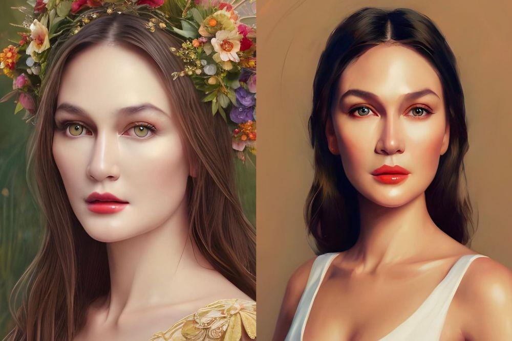 10 Potret Luna Maya Versi Avatar AI, Bikin Pangling dan Memesona!