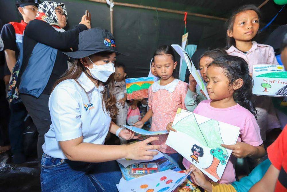 PT Bank Rakyat Indonesia (Persero) Tbk atau BRI terus memastikan kondisi warga terdampak bisa kembali pulih melalui berbagai bantuan yang telah disalurkan. (Dok. BRI)