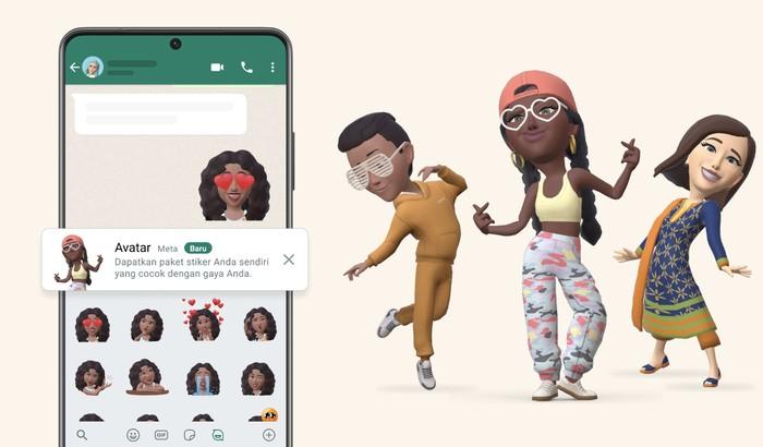 Pengguna WhatsApp di Indonesia Sudah Bisa Nikmati Fitur Avatar!