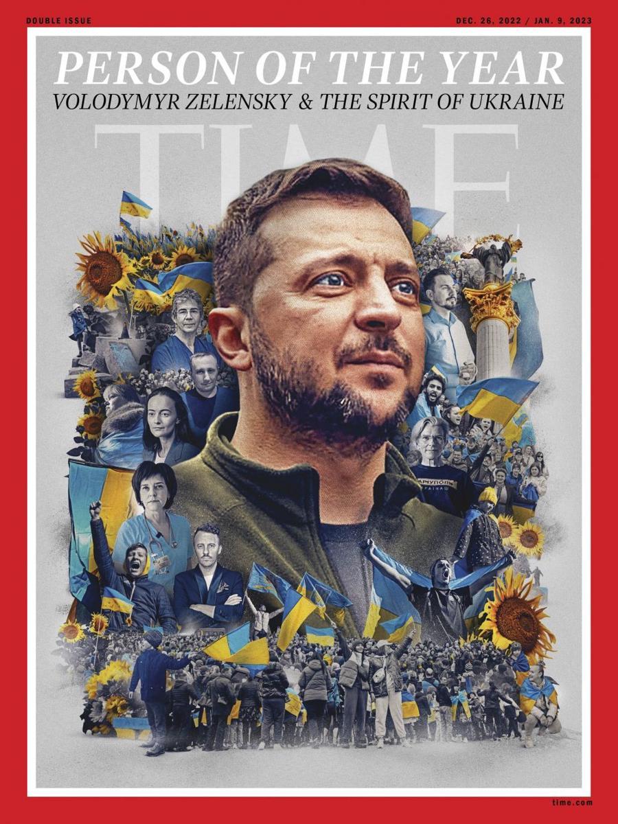 Zelenskyy Terpilih sebagai Person of The Year 2022 Majalah Time