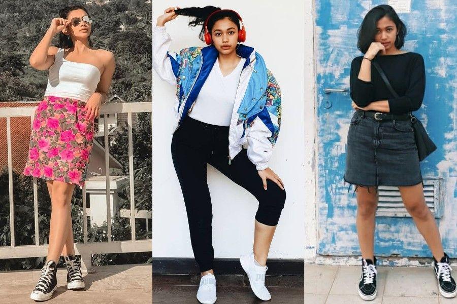 9 Padu Padan Outfit dengan Sneakers ala Clara Gabriela, Simpel Catchy