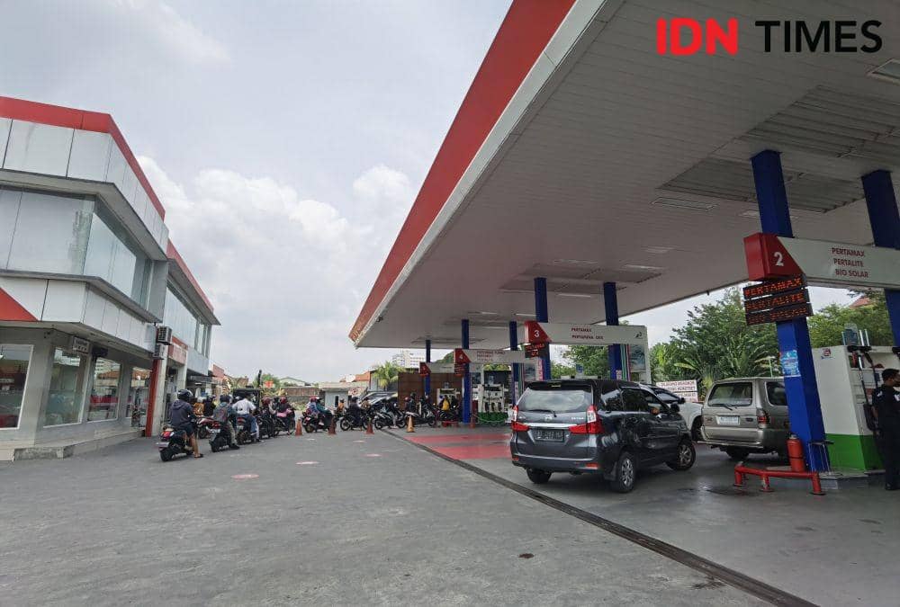 SPBU Manahan, Solo. (IDN Times/Larasati Rey)