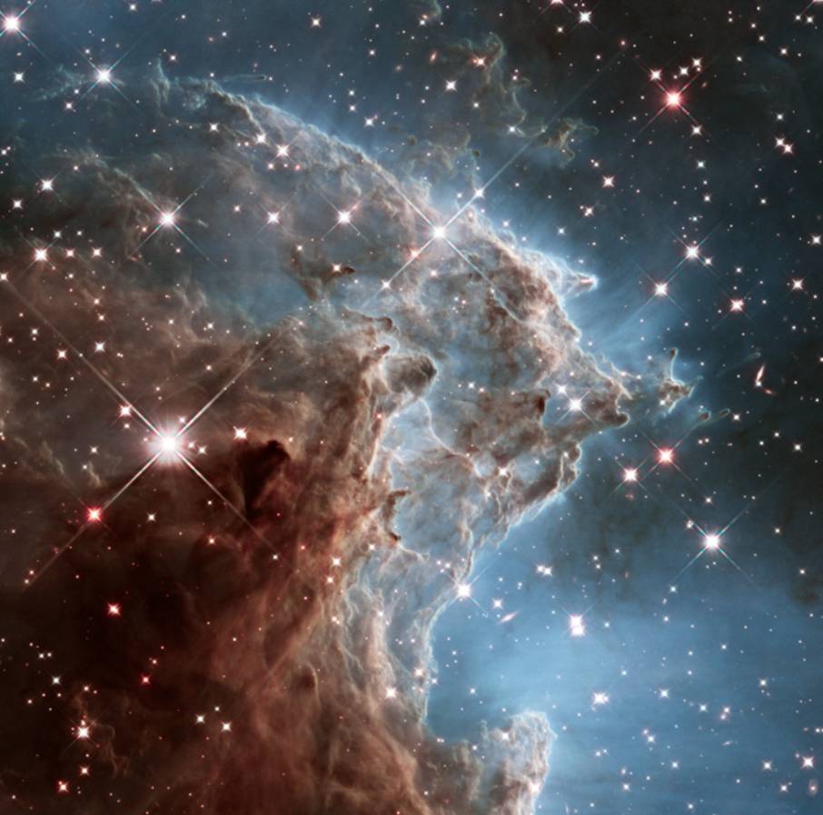ilustrasiu Nebula Kepala Monyet (hubblesite.org)