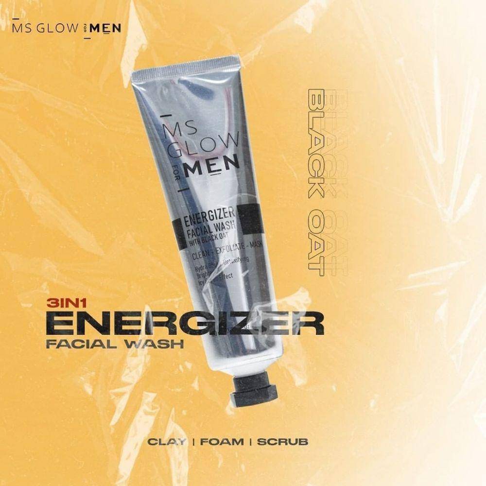 Ilustrasi MS Glow For Men Energizer Facial Wash (instagram.com/msglowman_id)