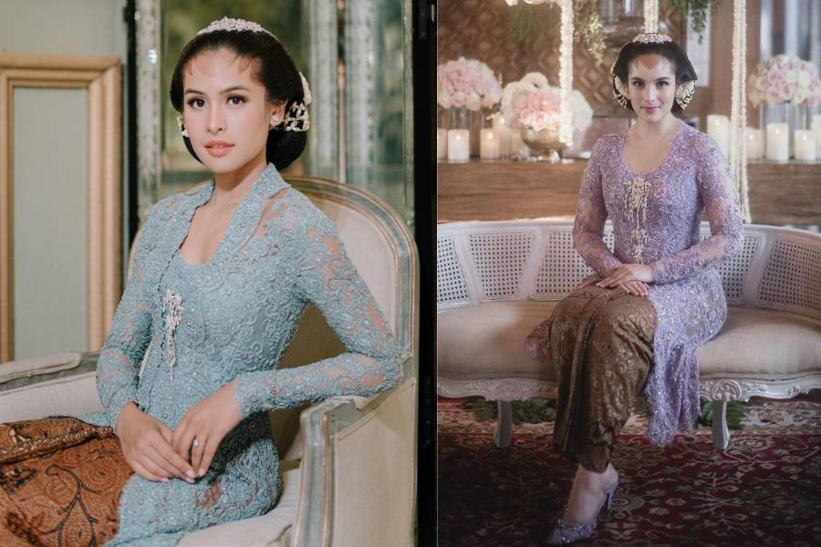 Adu gaya siraman Maudy Ayunda vs Chelsea Islan (instagram.com/maudyayunda | instagram.com/iluminen)