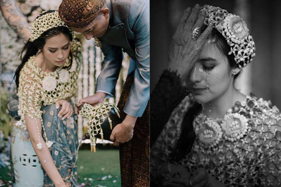 Adu gaya siraman Maudy Ayunda vs Chelsea Islan (instagram.com/mamiehardo | instagram.com/iluminen)