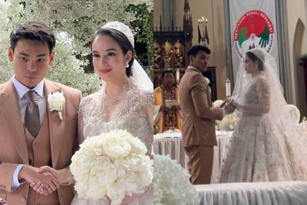 9 Momen Pemberkatan Pernikahan Chelsea Islan dan Rob Clinton di Gereja