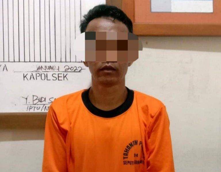 Seorang ayah tega merudapaksa anak tiri tengah ditinggal sang ibu menjadi pekerjaan migran Indonesia di Negara Taiwan. (Dok. Polres Lampung Tengah).