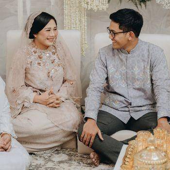 potret kakak dan adik Erina Gudono di pengajian (dok. Morden)