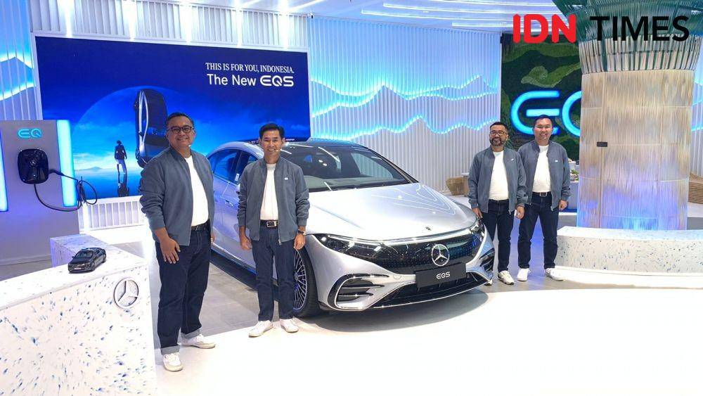 Mobil listrik Mercedes-Benz resmi meluncur di Indonesia. Foto: IDN Times/Fadhliansyah.