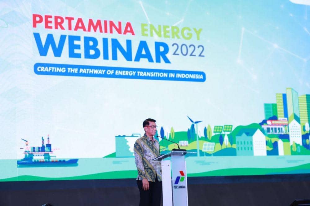 Pertamina Energy Webinar (PEW) 2022 dengan mengusung tema ‘Crafting the Pathway of Energy Transition in Indonesia’ (Dok.Pertamina)