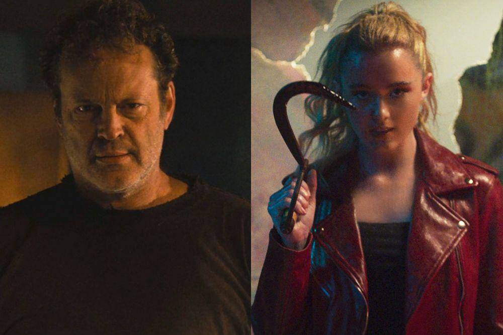 Vince Vaughn dan Kathryn Newton dalam film Freaky (dok. Blumhouse Productions/Freaky)