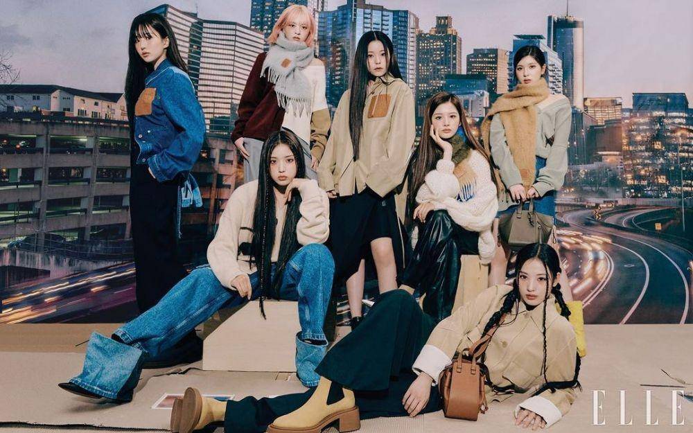 NMIXX dalam pemotretan ELLE (instagram.com/nmixx_official)