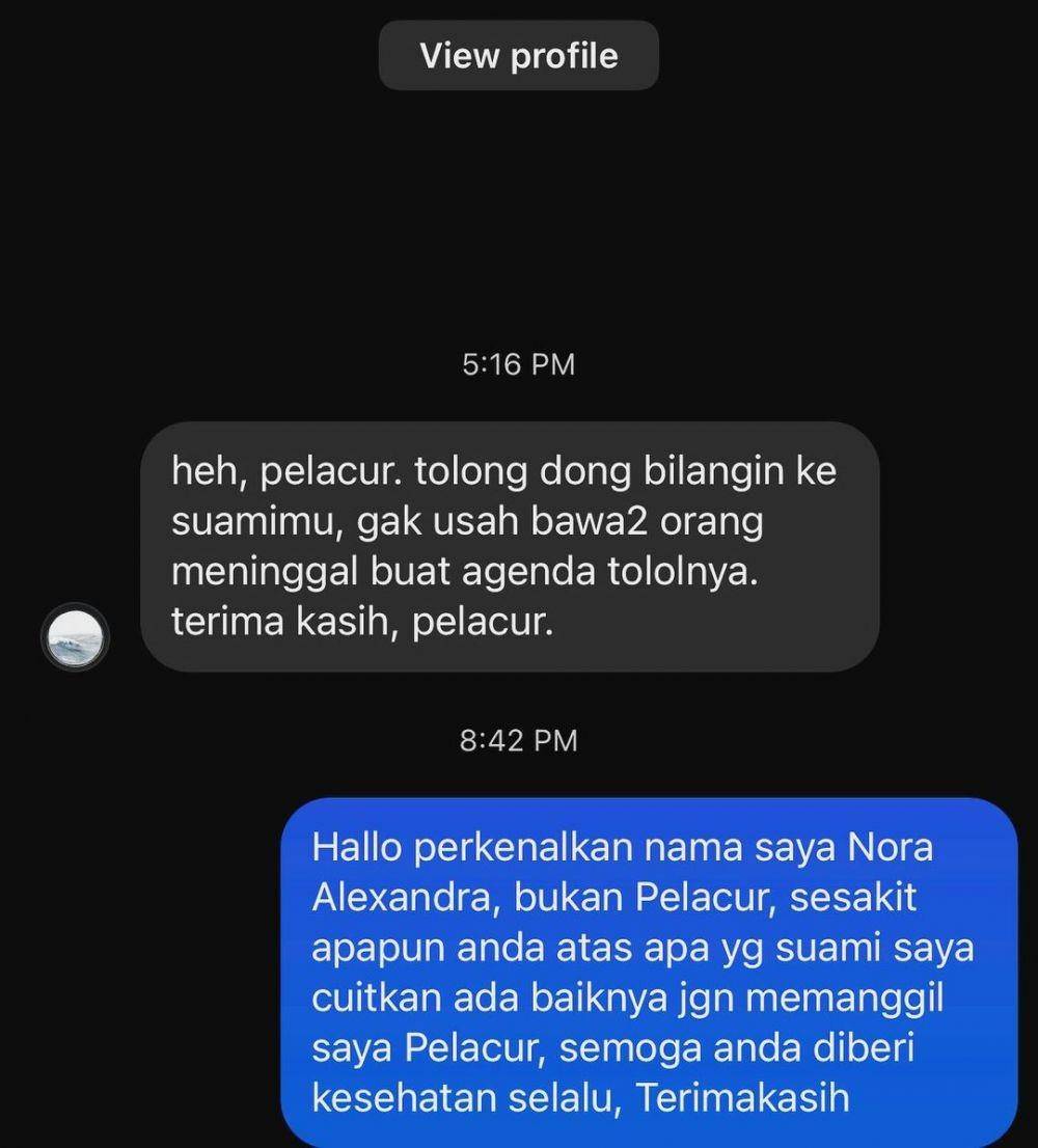 unggahan Nora Alexandra (instagram.com/ncdpapl)