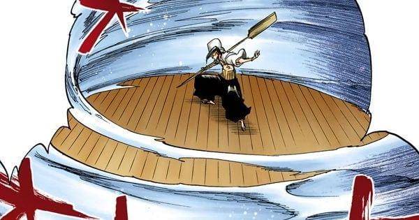 Kirinji memanggil air panas miliknya (Dok. Shueisha / Bleach )