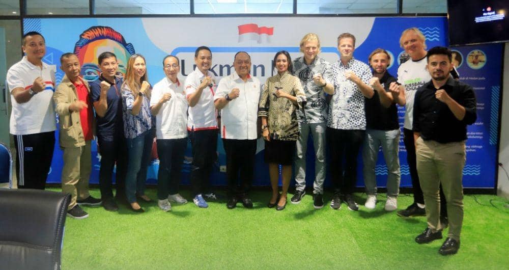 KONI Pusat bersama PSSI dan Borussia Academy Indonesia. (dok. KONI Pusat).